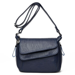 Soft leather crossbody bag