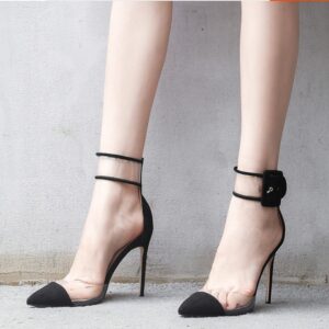 Women’s Leather Versatile Slim High Heels