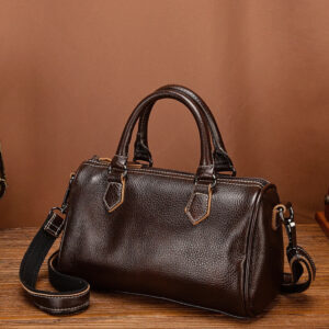 Retro Women Bag First Layer Cattlehide Leather Casual And Portable Women’s Handbag