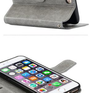 Flip phone leather case wallet