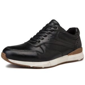 Men’s Winter Travel Toe Cap Leather Sneakers