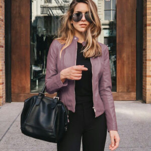 New Wish New Product Autumn And Winter Women’s Fashion Leather PU Suit Jacket