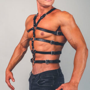 Men’s Sexy Leather Bondage And Discipline Strap