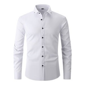 Spring Solid Color Shirt Men