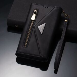 Multifunctional Zipper Phone Case Skin Sensation Doka Leather Case