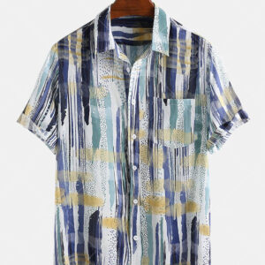 Fashion Casual Print Hawaiian Shirts For Men