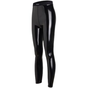 High Waist Glossy Base Women’s Leather Pants Patent Shiny