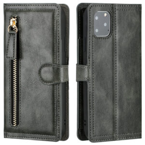 Zipper Buckle Leather Case Phone Case Sticker Wallet