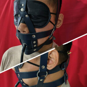 Stopper Inflatable Harness Type Mouth Plug