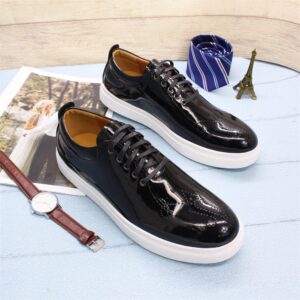 Patent Leather Flat Everyday Comfort Sneakers