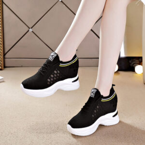 Breathable Slimming Height Increasing Insole Women’s Shoes Casual Sneaker Women