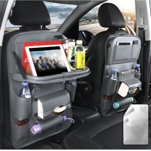 Car Tray Leather Storage Bag