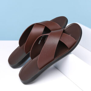 Men’s Leather Summer Casual Slippers