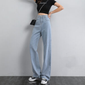 Women Wide Leg Jeans Summer Thin Section