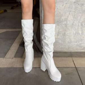 But Knee Boots Children’s High-heeled Knee-length Boots