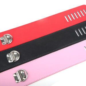 Couple Toy Leather Collar With Lock