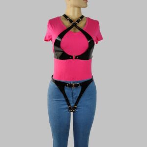 Goods Slim-fit Bundled Leather Bondage Clothes Sexy Tube Top Clothes