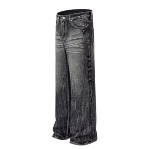 Water Ripple Straight Jeans For Men