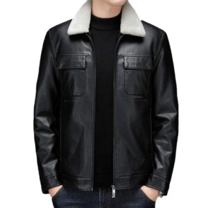 Autumn And Winter New Casual Men’s Leather Jacket Men