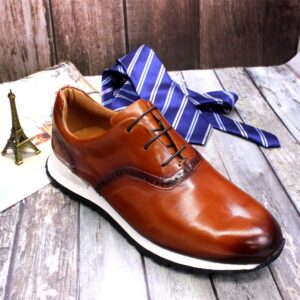 Breathable And Non Slip Leather Men Shoes