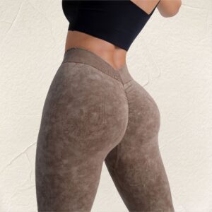 Peach Hip Raise Seamless Yoga Pants Women’s Elastic High Waist