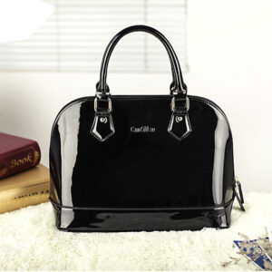 High-grade Patent Leather Shiny Shell Bag All-match One-shoulder Messenger Women’s Wedding Handbag Women