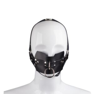 Leather PVC Head-mounted Ball Gag Couple Toys