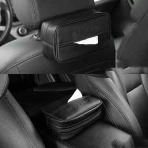 Car PU Hanging Leather Box Car Pumping Paper Bag