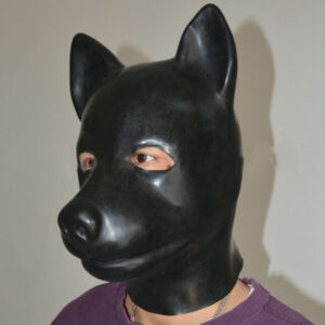 Latex 1.0mm Dog Head Cover