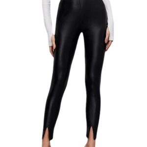 European And American Style Skinny Split Sexy PU Leather Pants