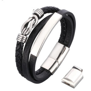 Personality Versatile Avant-Garde Leather Bracelet Jewelry