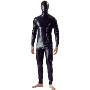 Men’s Patent Leather Bodysuit Ds Costume