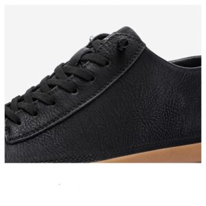 Men’s Casual Shoes Leather Soft Soled Black Leather Shoes For Men