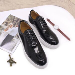 Patent Leather Flat Everyday Comfort Sneakers