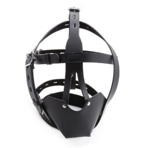 Black Leather Harness Type Head Cover