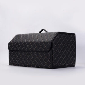 Car Supplies Trunk Storage Leather Organizing Box