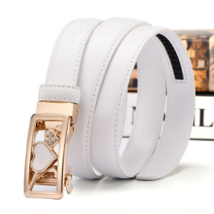 Casual All-Match Automatic Buckle Belt Women’s Leather Belt