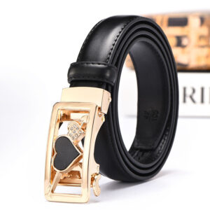 Casual All-Match Automatic Buckle Belt Women’s Leather Belt