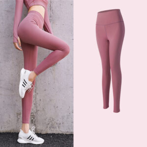 High Waist Skinny Peach Hip Legging Fitness Pants