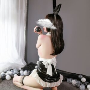 Patent Leather Bunny Girl Apron