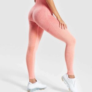 Kaya Seamless Ombre Legging – Orange Red