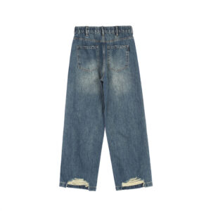 Fashion American Retro Washed Jeans Men