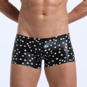 Men’s Patent Leather Boxer Briefs