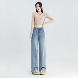 New Narrow Wide-leg Jeans For Women