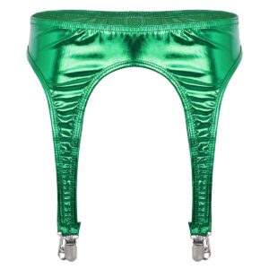 Patent Leather PU Leather Garter Belt