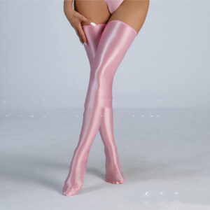 Shiny Silky High Elastic Shiny Thigh Leather Socks