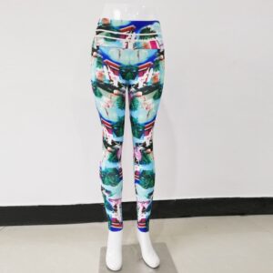 Printed hip high waist legging yoga pants yoga clothes