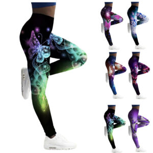 Women’s Breathable Skinny Printed Legging Yoga Pants