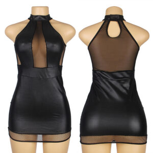 Women’s Underwear Leather Tight Wrap Skirt