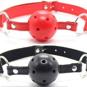 Leather Plastic Mouth Collar Extension Plug Ball